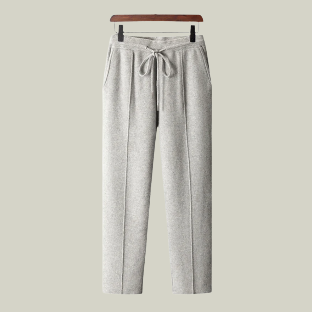 100% CASHMERE TROUSERS