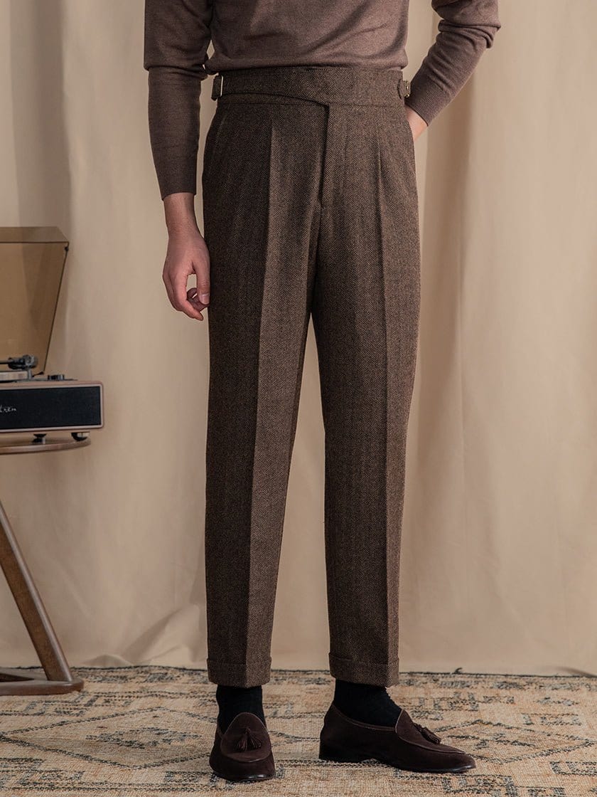 Lâ Signature - Pleated trousers