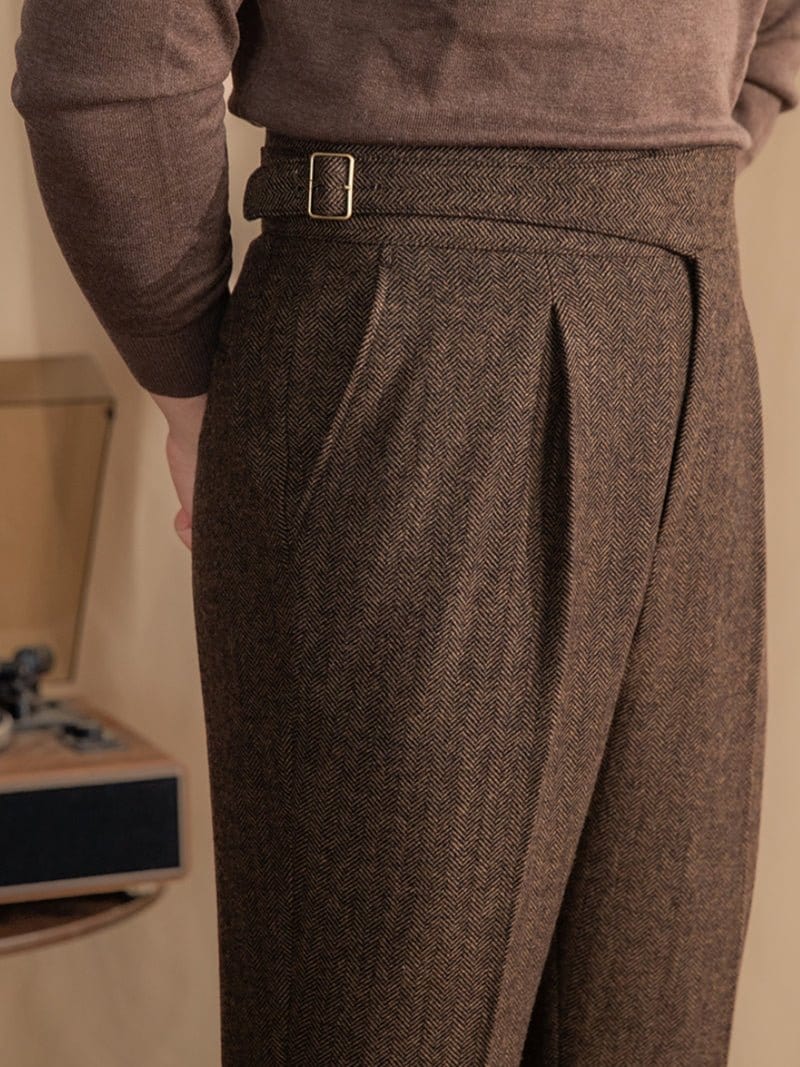 Lâ Signature - Pleated trousers