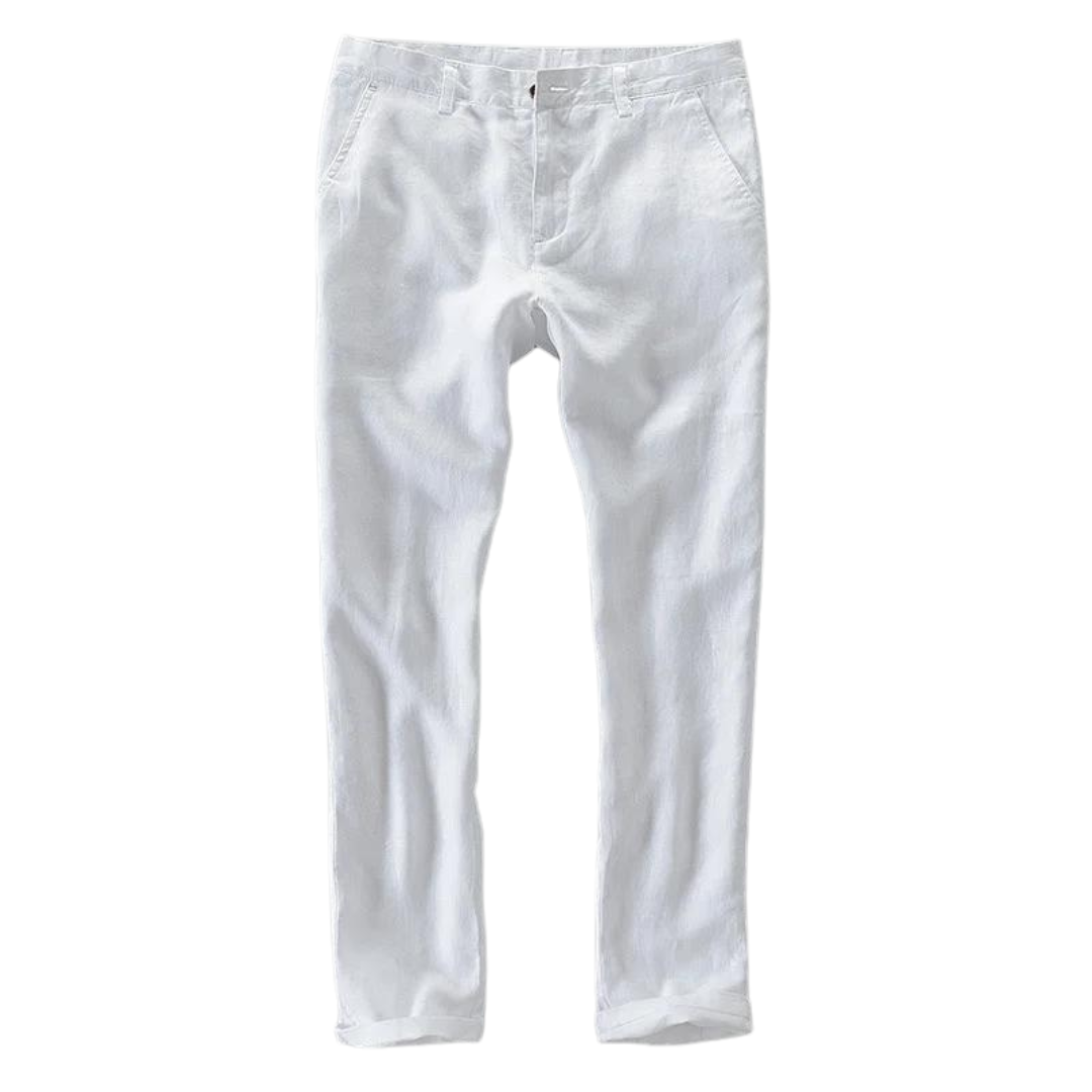 100% Linen Casual Pants