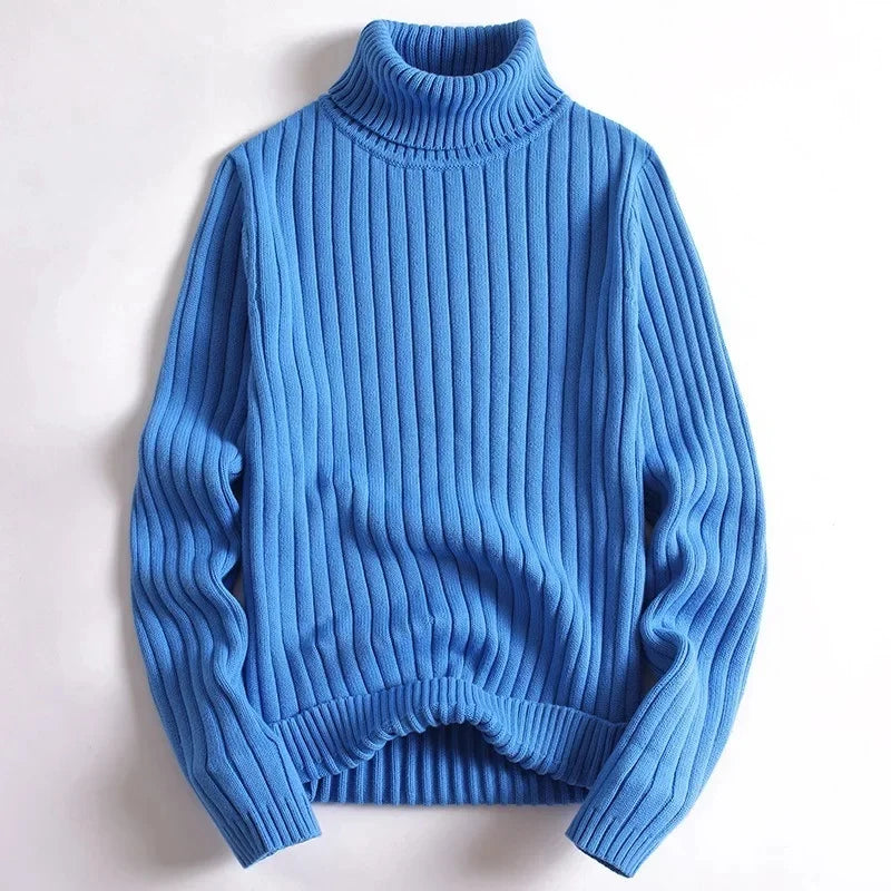 JP's Ribbed Knit Turtleneck Sweater