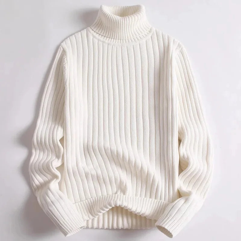 JP's Ribbed Knit Turtleneck Sweater