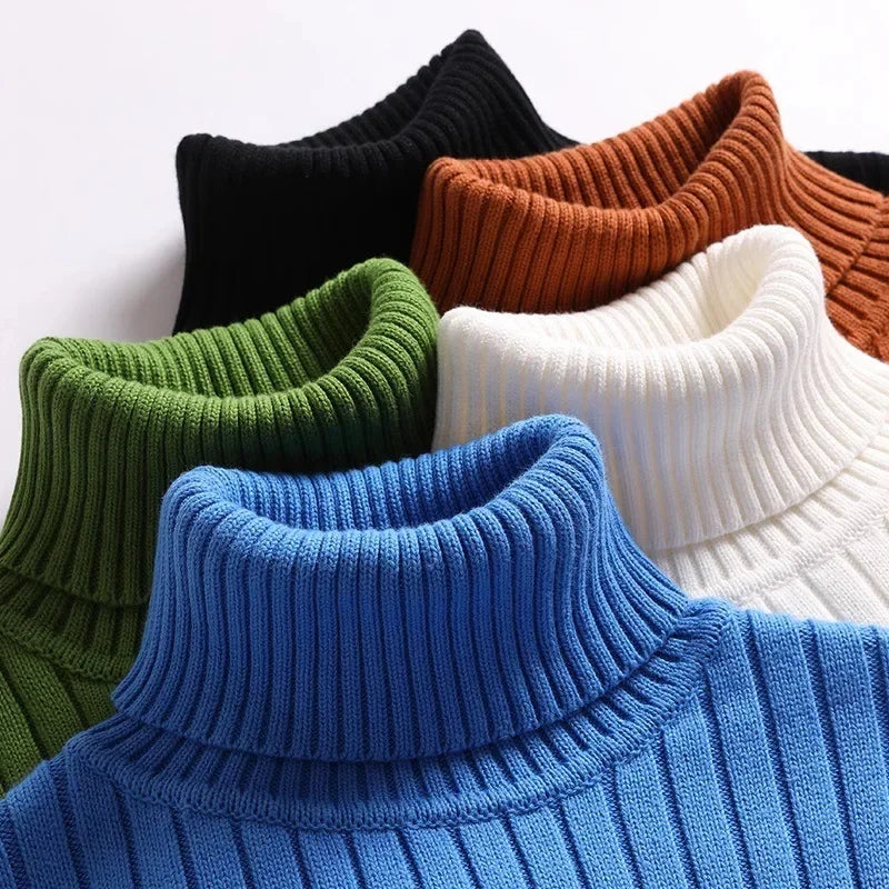 JP's Ribbed Knit Turtleneck Sweater