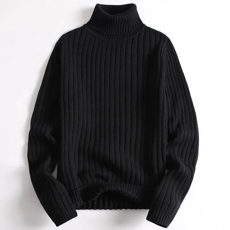 JP's Ribbed Knit Turtleneck Sweater