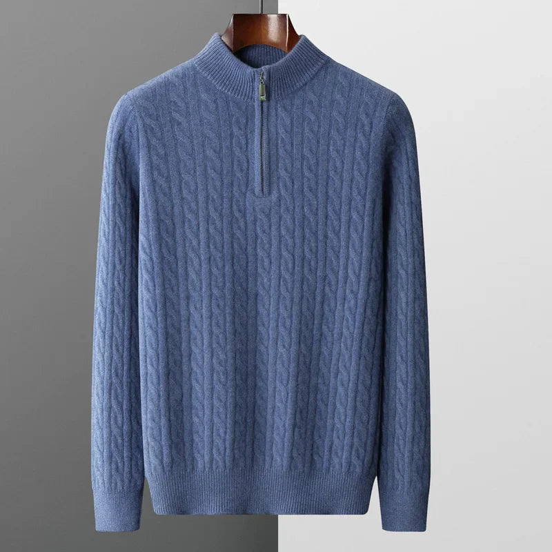 JP’s 100% Cashmere Quarter-Zip Sweater