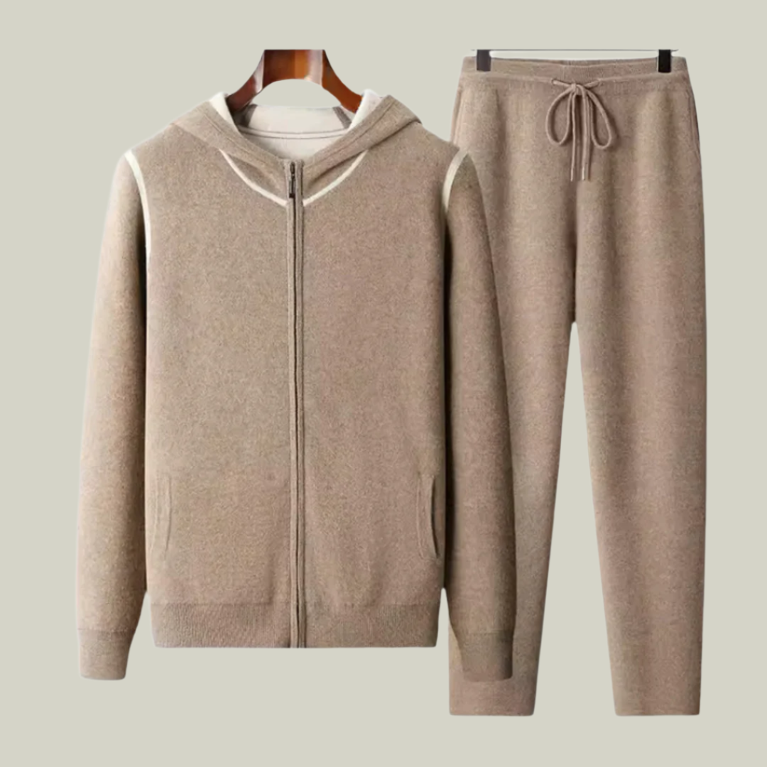 100% CASHMERE TRACKSUIT